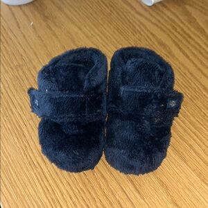 Cozy Black Kids Shoes